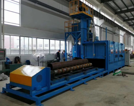 本溪喷砂机在管道除锈中的现场施工应用
